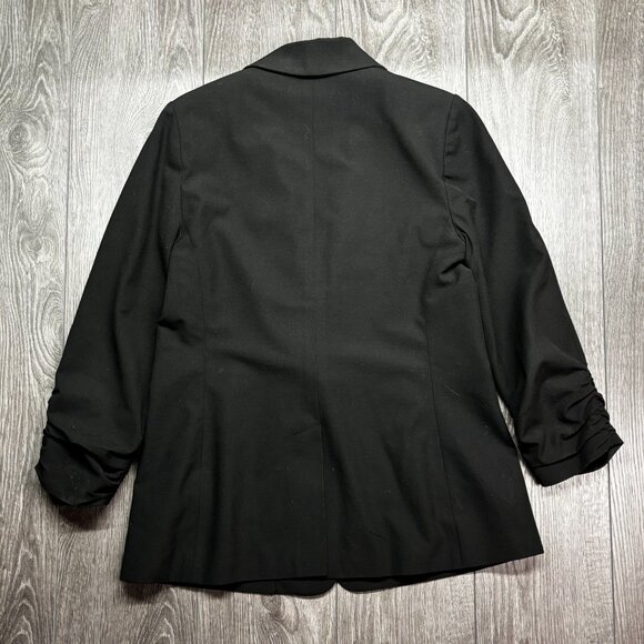 Micheal Kors Black Blazer Women's Medium Single Button Suit Jacket - Picture 7 of 12